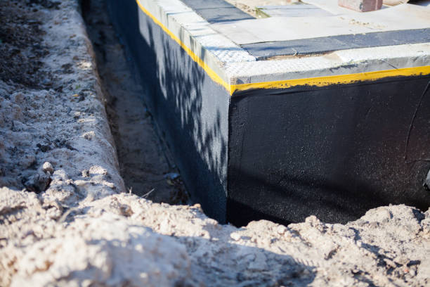 Professional Basement Waterproofing technician working in Richwood, OH